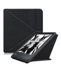 For Kobo Libra Colour 2024 Solid Color Deformation TPU Leather Smart Tablet Case(Black)