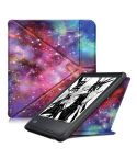 For Kobo Libra Colour 2024 Solid Color Deformation TPU Leather Smart Tablet Case(Milky Way)