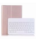 For Huawei MatePad T8 Ultra-thin Detachable Bluetooth Keyboard Leather Tablet Case with Stand & Sleep Function & Backlight(Rose Gold)