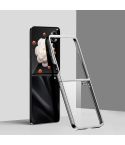 For Honor Magic V Flip Full Coverage Electroplate PC Transparent Phone Case(Silver)