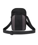 Multifunctional Casual Crossbody Mobile Phone Storage Waist Bag(Dark Grey + Black)