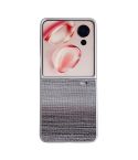 For Honor Magic V Flip Illusory Color Leather Texture PC Phone Case(Blue)