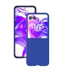 For Motorola Razr 50 Ultra Skin Feel Full Coverage Phone Case(Blue)