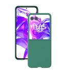 For Motorola Razr 50 Ultra Skin Feel Full Coverage Phone Case(Dark Green)
