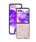 For Motorola Razr 50 Ultra Glitter Full Coverage PU + PC Phone Case(Pink)
