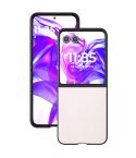 For Motorola Razr 50 Ultra Glitter Full Coverage PU + PC Phone Case(White)