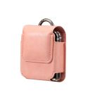 Folding Screen Mobile Phone Waist Hanging Universal Clutch Bag(Pink)