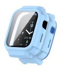 For Xiaomi Mibro Smart Kids Watch T6C PC + Tempered Film Integrated Watch Protective Case(Blue)