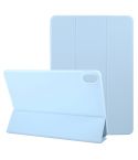 For Huawei MatePad 11.5 S GEBEI 3-folding Holder Shockproof Flip Leather Tablet Case(Sky Blue)
