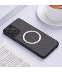 For Motorola Moto G 5G 2024 CD Magsafe Magnetic Cloth Texture Phone Case(Grey)