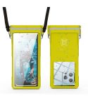RedPepper 15m Depth Waterproof Phone Diving Pouch with Suction Cup(Yellow)
