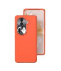 For OPPO Reno11 / Reno11 Pro Global All-inclusive Liquid Silicone Phone Case(Orange)