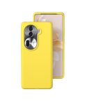 For OPPO Reno11 / Reno11 Pro Global All-inclusive Liquid Silicone Phone Case(Lemon Yellow)