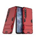 For Xiaomi Mi 10 Pro 5G PC + TPU Anti-fall Protective Case with Invisible Holder(Red)