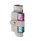 For IQOS ILUMA i ONE Electronic Cigarette Three-star Pattern Portable PU Storage Bag(Grey)