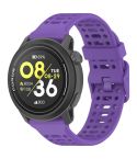 For COROS PACE 3 Color Buckle Liquid Silicone Strap(Purple)