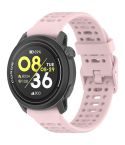 For COROS PACE 3 Color Buckle Liquid Silicone Strap(Sand Pink)