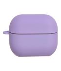 For Samsung Galaxy Buds3 / 3 Pro Solid Color PC Frosted Earphone Protective Case(Purple)