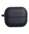 For Samsung Galaxy Buds3 / 3 Pro Solid Color PC Frosted Earphone Protective Case(Black)