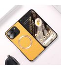For Google Pixel 9 Pro Fold CD Magsafe Magnetic Cloth Texture Phone Case(Orange)