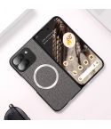 For Google Pixel 9 Pro Fold CD Magsafe Magnetic Cloth Texture Phone Case(Grey)
