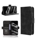 For XReal Beam Pro Skin Feel Calf Texture Card Slots Leather Phone Case(Black)