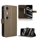 For XReal Beam Pro Diamond Texture Leather Phone Case(Brown)