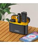 J28 1 TX + 2 RX Lavalier Smart Noise Reduction Wireless Microphone with Charging Compartment(8 Pin)