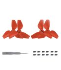 For DJI Neo Sunnylife 2016S Drone Color 3-Blade Propeller, Quantity:2 pairs(Red)