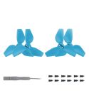 For DJI Neo Sunnylife 2016S Drone Color 3-Blade Propeller, Quantity:2 pairs(Blue)