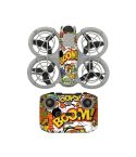For DJI Neo Drone Body Remote Control Protective Sticker(Graffiti Boom)