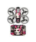 For DJI Neo Drone Body Remote Control Protective Sticker(Pink Rabbit)