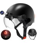 M6 1080P HD Camera Recorder Cycling Smart Helmet, Size: 54-63cm(Black)