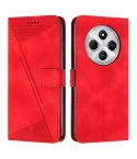 For Redmi 14C 4G Dream Triangle Leather Phone Case(Red)