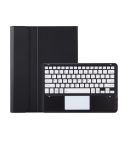 For Honor MagicPad 2 12.3 AH22-A Ultra-thin Detachable Bluetooth Keyboard Leather Tablet Case with Touchpad(Black White)