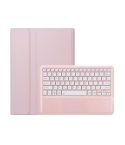 For Honor MagicPad 2 12.3 AH22 Ultra-thin Detachable Bluetooth Keyboard Leather Tablet Case(Pink White)