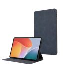 For Infinix Xpad TPU Flip Tablet Protective Leather Case(Dark Blue)