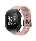 For Huami Amazfit Ares 1908 Silicone Watch Band(Pink)