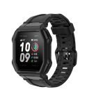 For Huami Amazfit Ares 1908 Silicone Watch Band(Black)