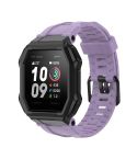 For Huami Amazfit Ares 1908 Silicone Watch Band(Light Purple)
