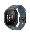 For Huami Amazfit Ares 1908 Silicone Watch Band(Rock Cyan)