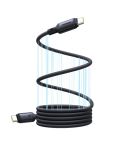Baseus PicoGo Series 240W Type-C to Type-C Magnetic Liquid Silicone Fast Charging Data Cable, Length: 1m(Black)