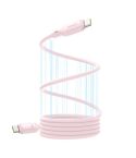 Baseus PicoGo Series 240W Type-C to Type-C Magnetic Liquid Silicone Fast Charging Data Cable, Length: 1m(Pink)