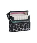 For IQOS Series Electronic Cigarette Grooved Leather PC Storage Box(Leopard White)