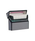 For IQOS Series Electronic Cigarette Grooved Leather PC Storage Box(Grey)