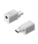 Type-C / USB-C to 3.5mm Earphone Digital Audio Adapter(White)