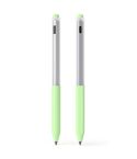 For Lenovo Gen3 Stylus Pen 2pcs/Set Jelly Series Stylus Pen Silicone Protective Cover(Matcha Green)