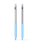 For Lenovo Gen3 Stylus Pen 2pcs/Set Jelly Series Stylus Pen Silicone Protective Cover(Sky Blue)
