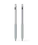 For Lenovo Gen3 Stylus Pen 2pcs/Set Jelly Series Stylus Pen Silicone Protective Cover(Grey)