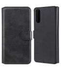 For Sony Xperia 10 II Classic Calf Texture PU + TPU Horizontal Flip Leather Case, with Holder & Card Slots & Wallet(Black)
